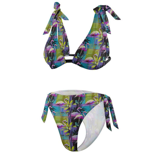 Electric Paradise Flamingo Life Bikini Set