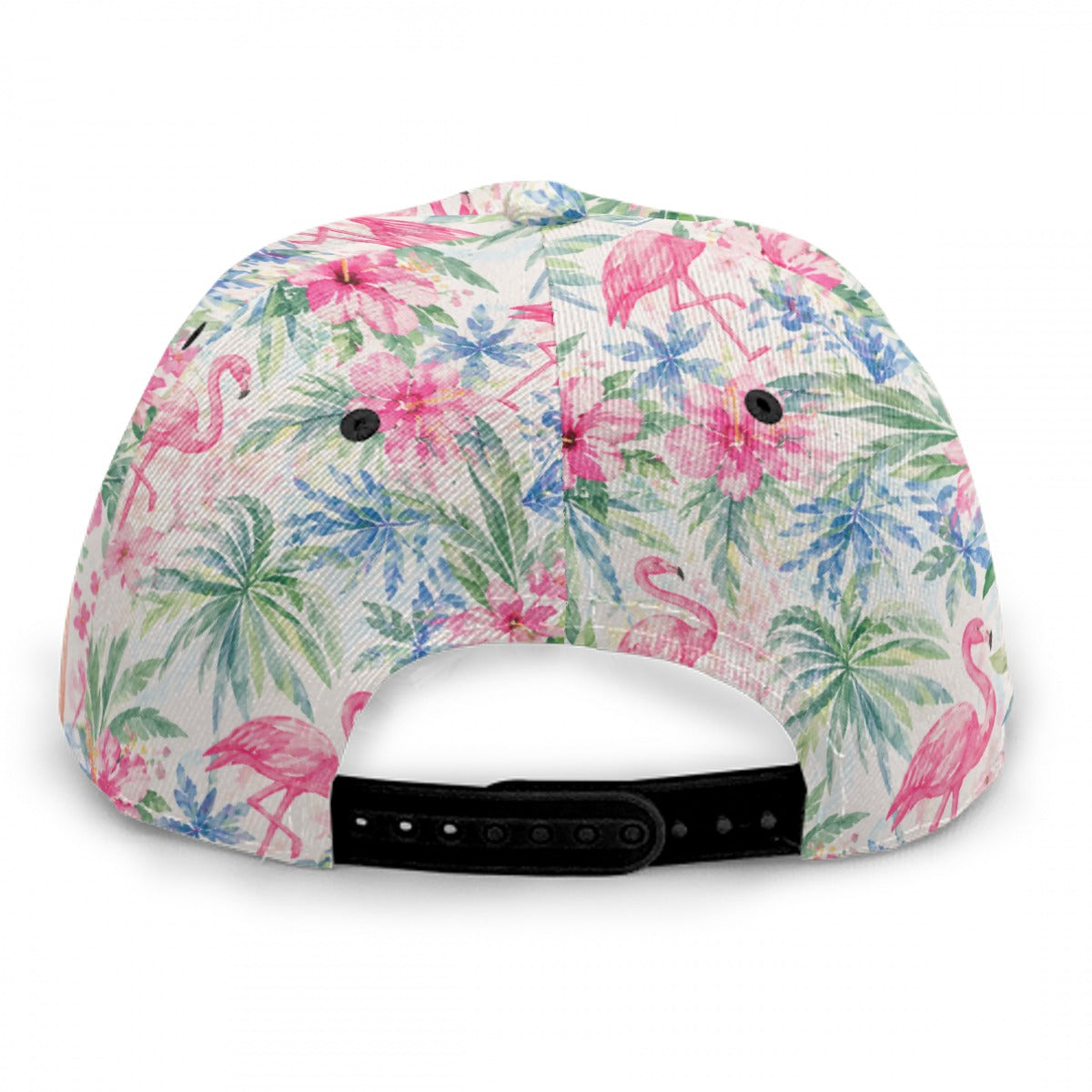 Palm Beach Collection Flamingo Life Baseball Cap With Flat Brim