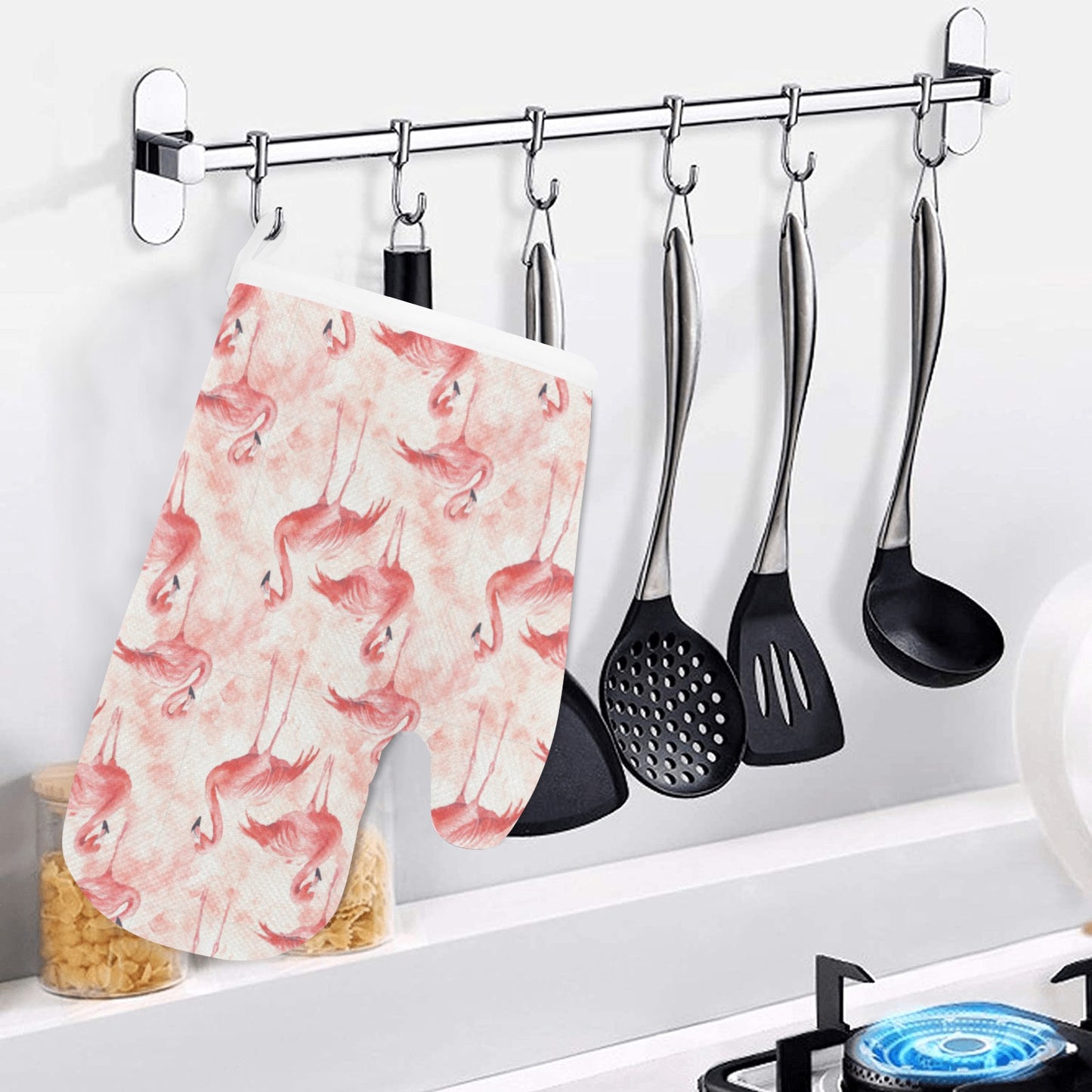 Heat Resistant Oven Mitt (One Piece)