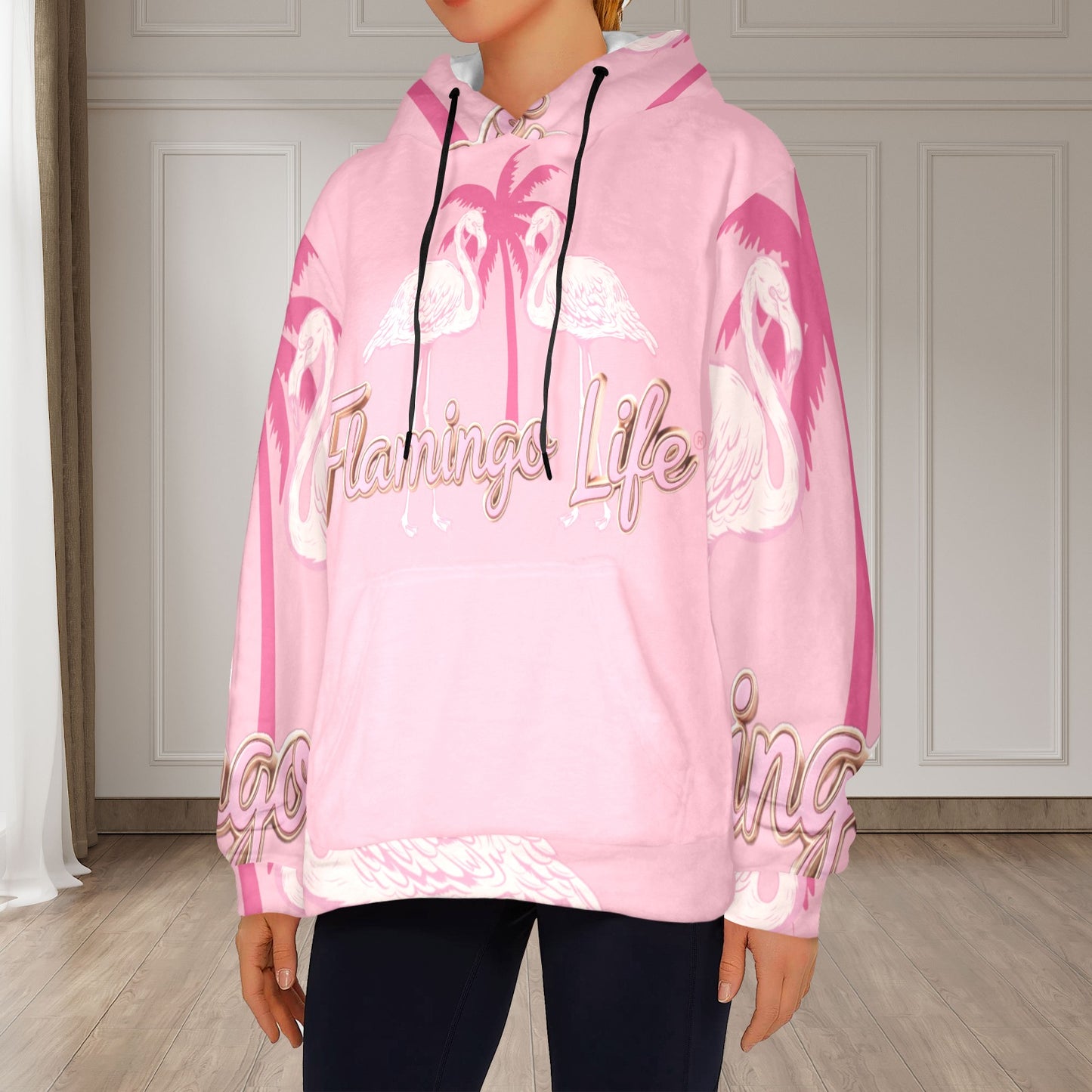 Flamingo Life® Women's Fleece Hoodie