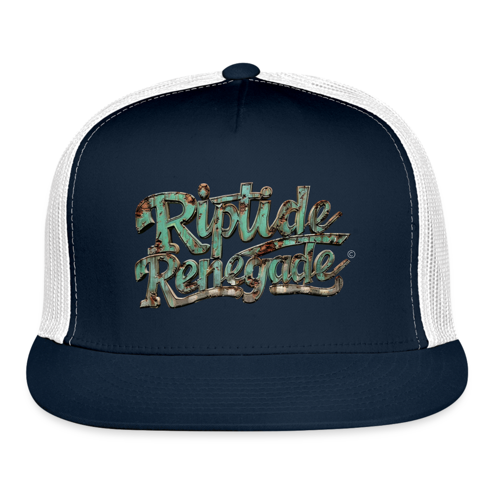 Riptide Renegade Trucker Cap - navy/white