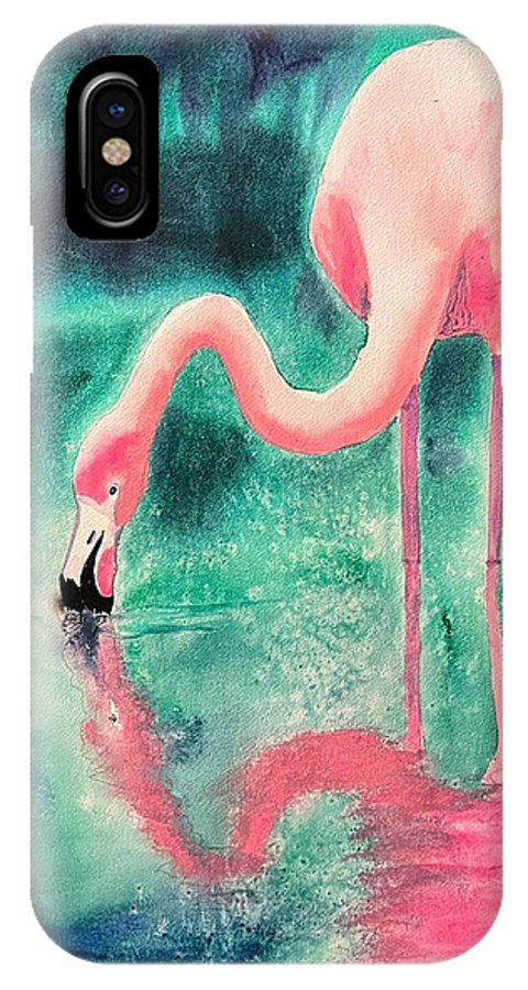 Flamingo Reflection - Phone Cases