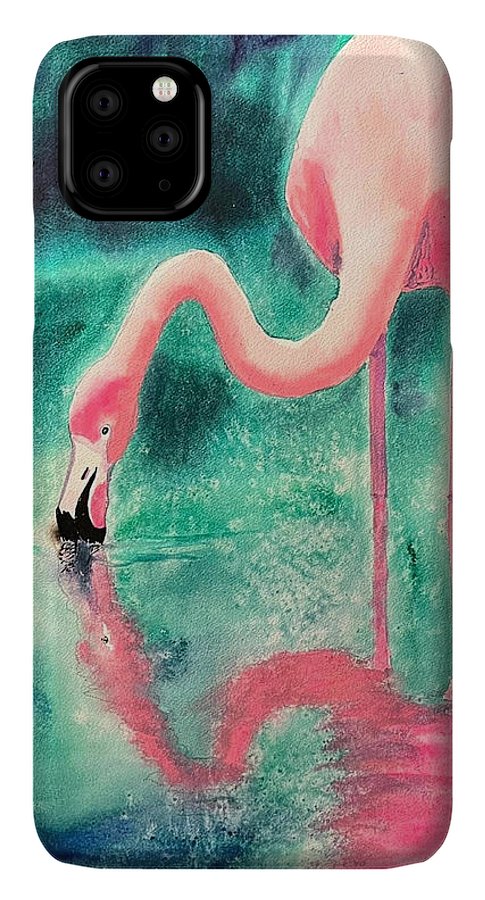 Flamingo Reflection - Phone Cases