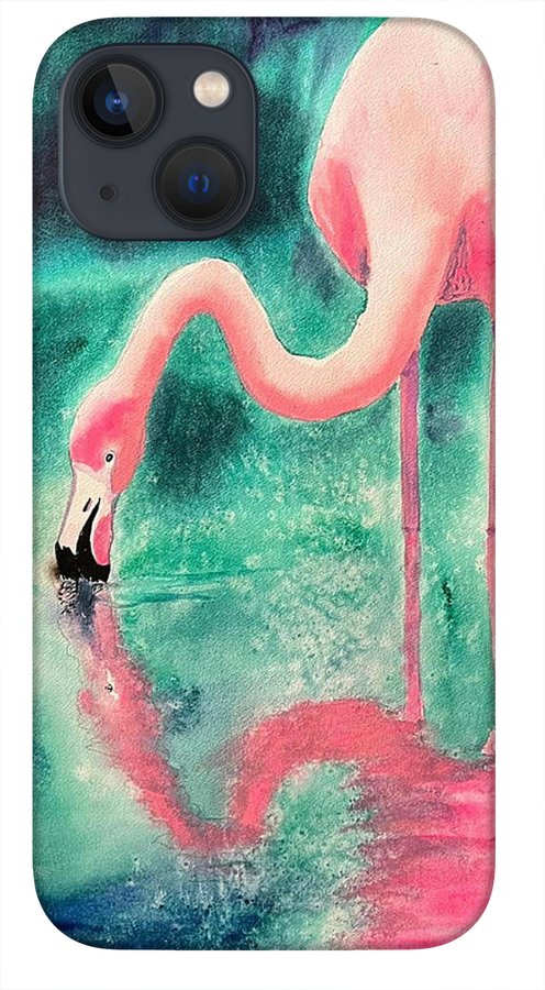 Flamingo Reflection - Phone Cases