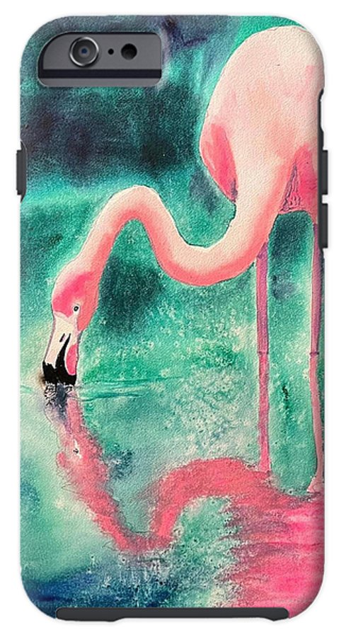 Flamingo Reflection - Phone Cases