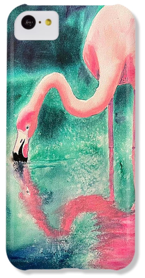 Flamingo Reflection - Phone Cases