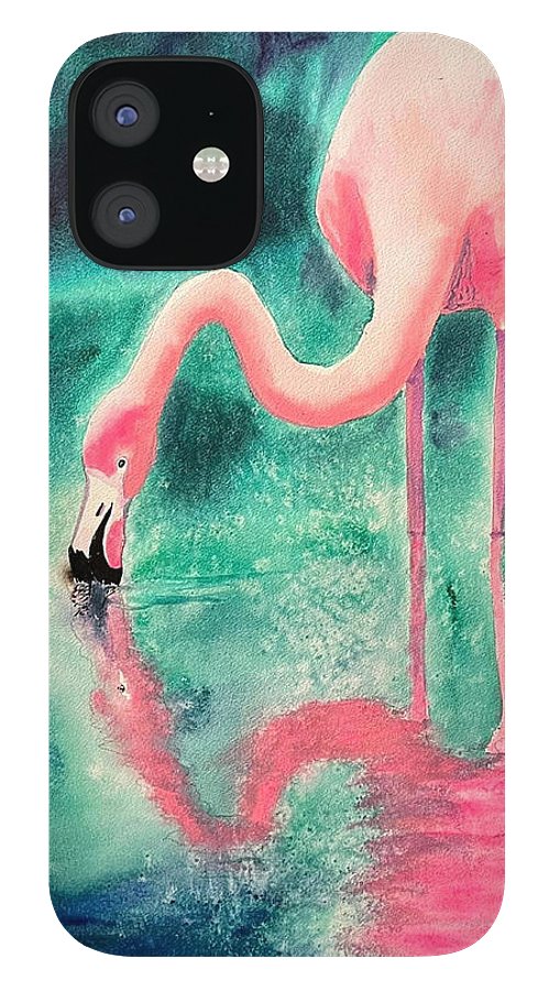 Flamingo Reflection - Phone Cases