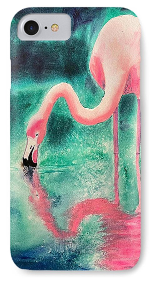 Flamingo Reflection - Phone Cases