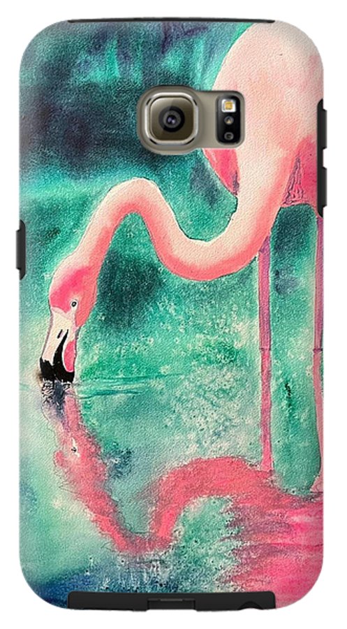 Flamingo Reflection - Phone Cases