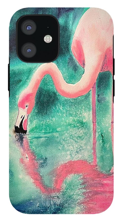 Flamingo Reflection - Phone Cases