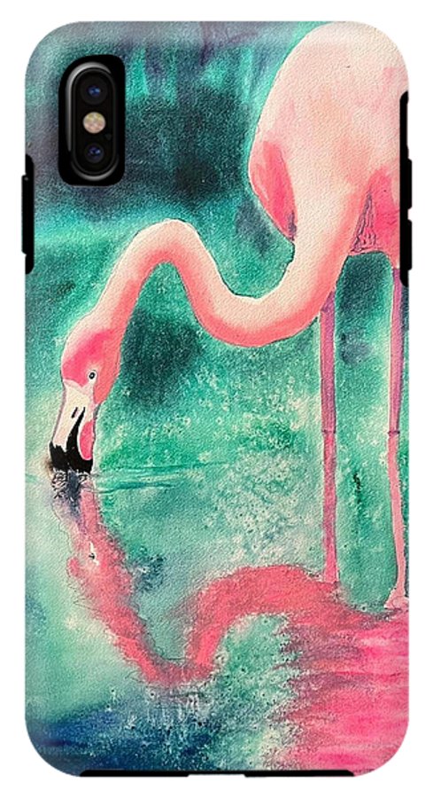 Flamingo Reflection - Phone Cases