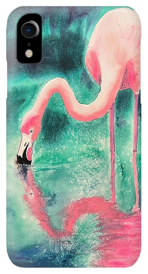 Flamingo Reflection - Phone Cases
