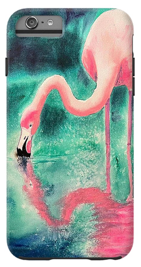 Flamingo Reflection - Phone Cases