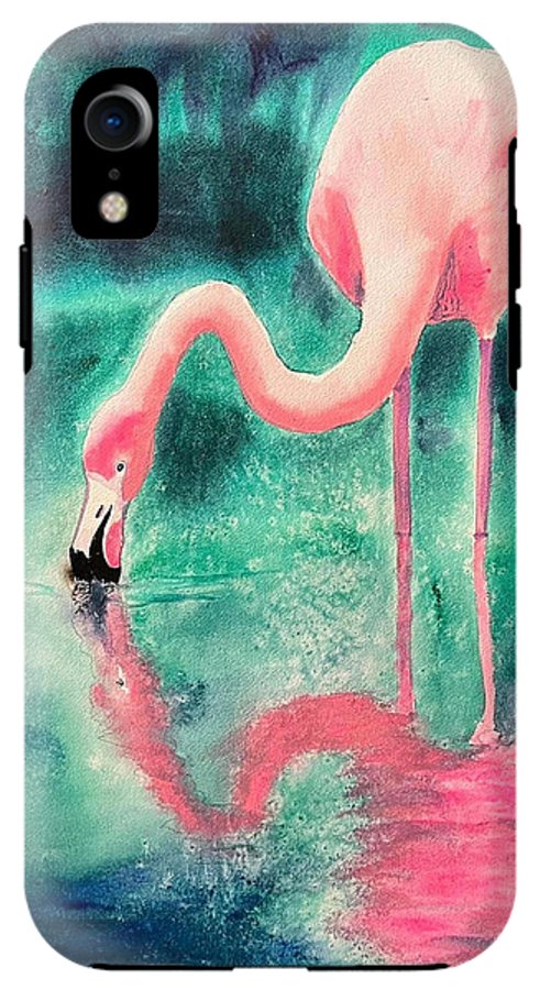 Flamingo Reflection - Phone Cases