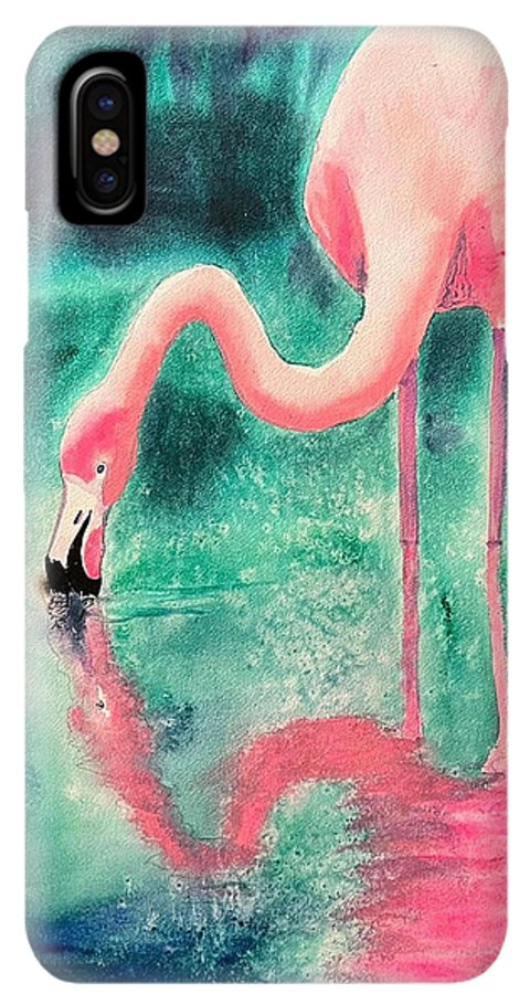 Flamingo Reflection - Phone Cases