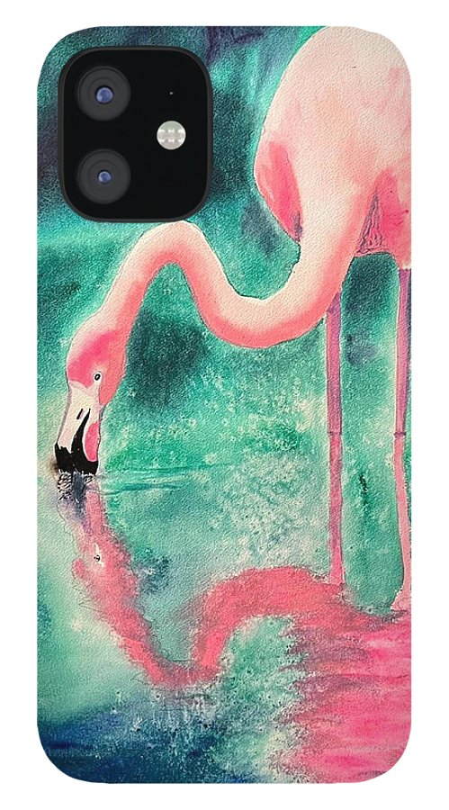 Flamingo Reflection - Phone Cases