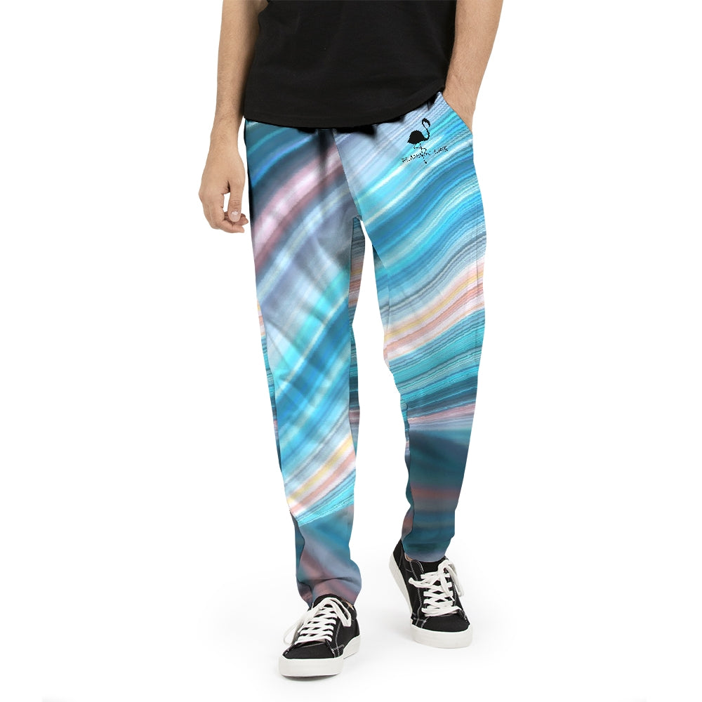Flamingo Life Rainbow Swirl Men's Joggers - The Flamingo Shop