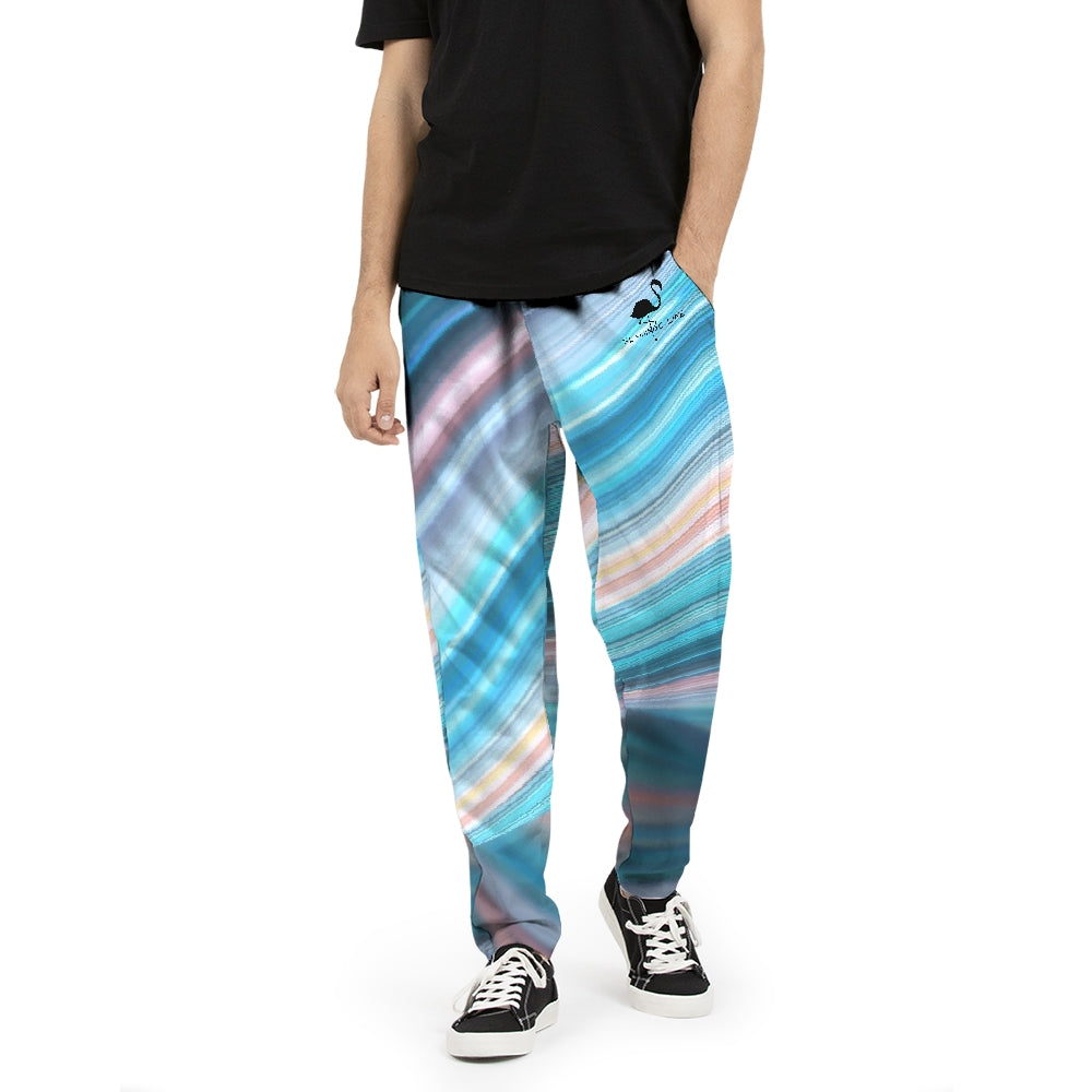 Flamingo Life Rainbow Swirl Men's Joggers - The Flamingo Shop