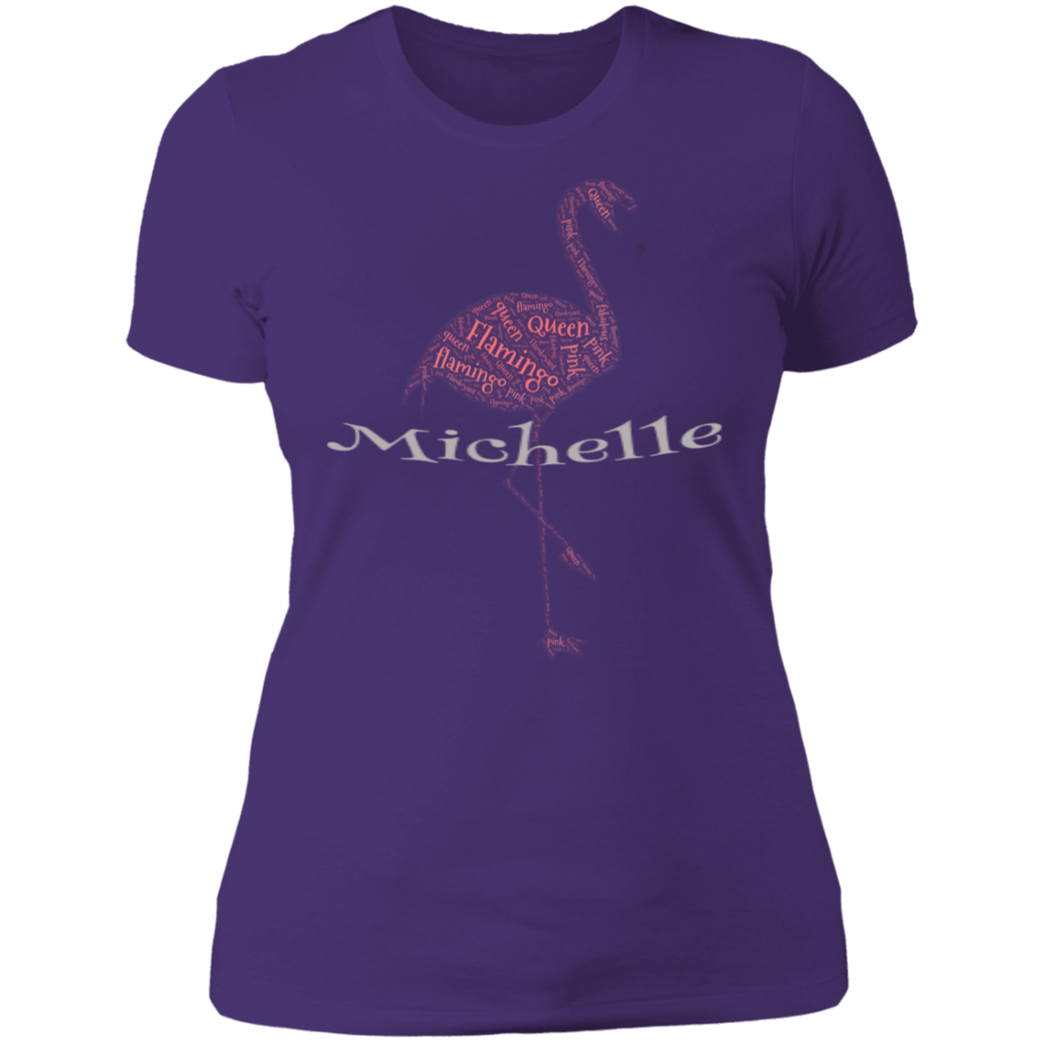 Customize with YOUR NAME - Flamingo T-Shirt - The Flamingo Shop