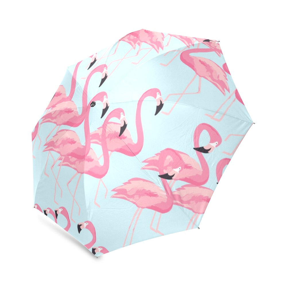 Pink and Blue Flamingo Umbrella – Flamingo Life
