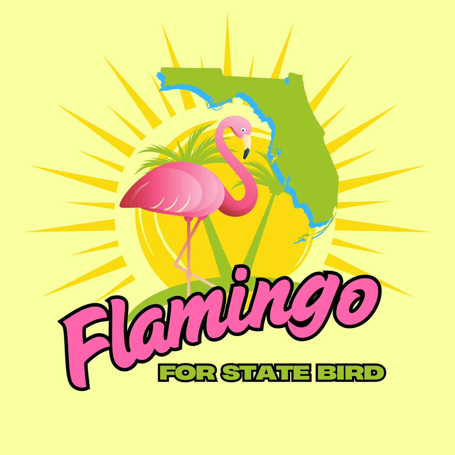 Flamingo for State Bird Campaign