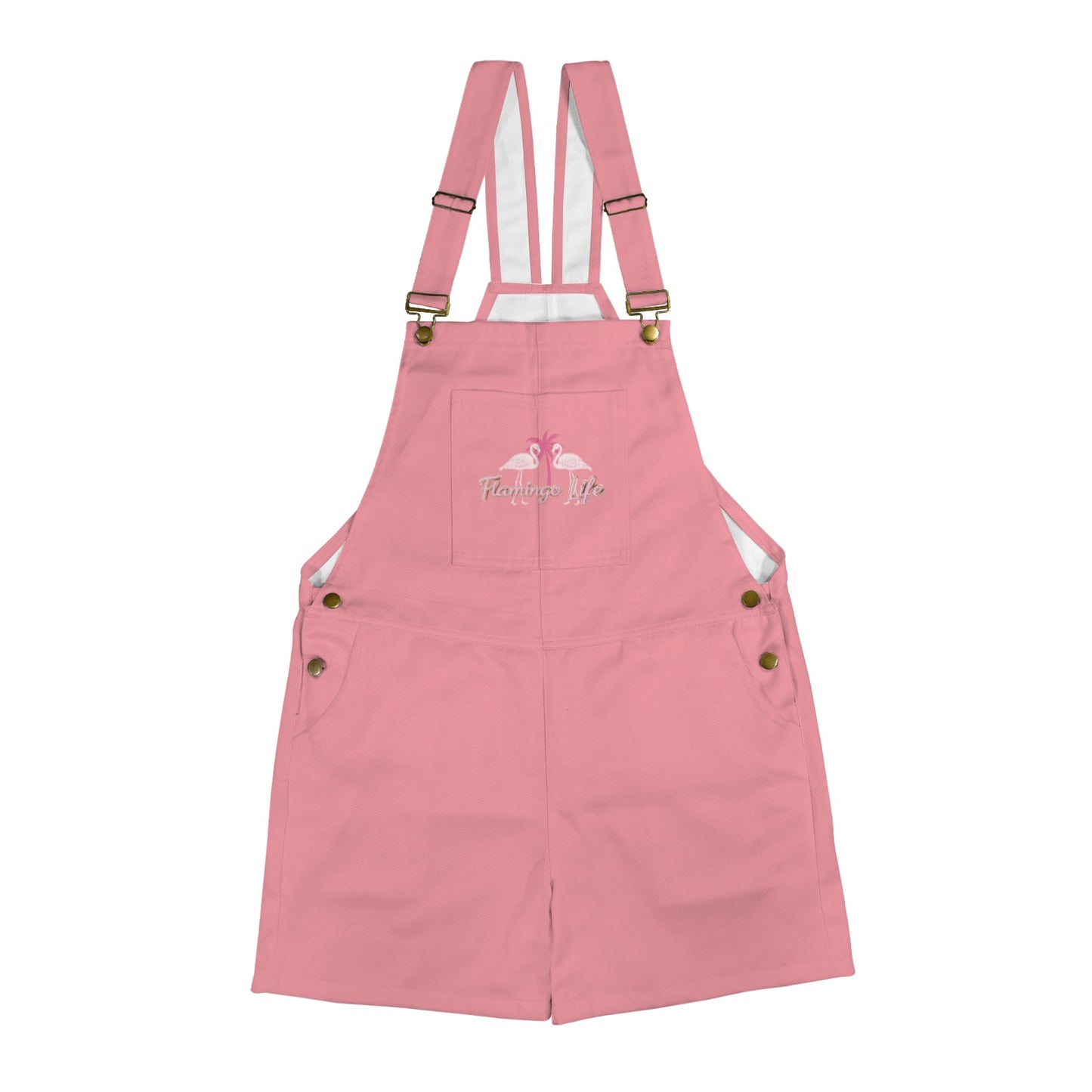 Flamingo Life Coverall Shorts - Unisex