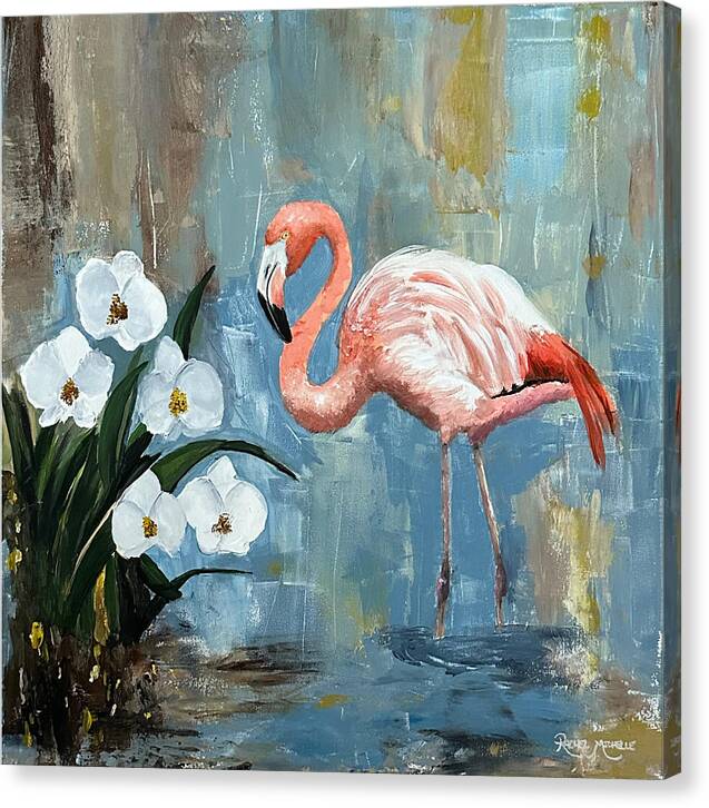 Orchid Oasis by Rachel Michelle on Stretched Canvas