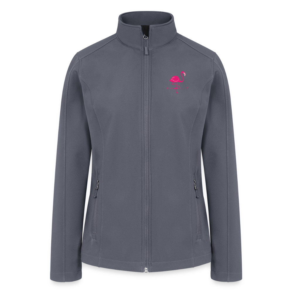 Flamingo Life Women’s Soft Shell Jacket - gray