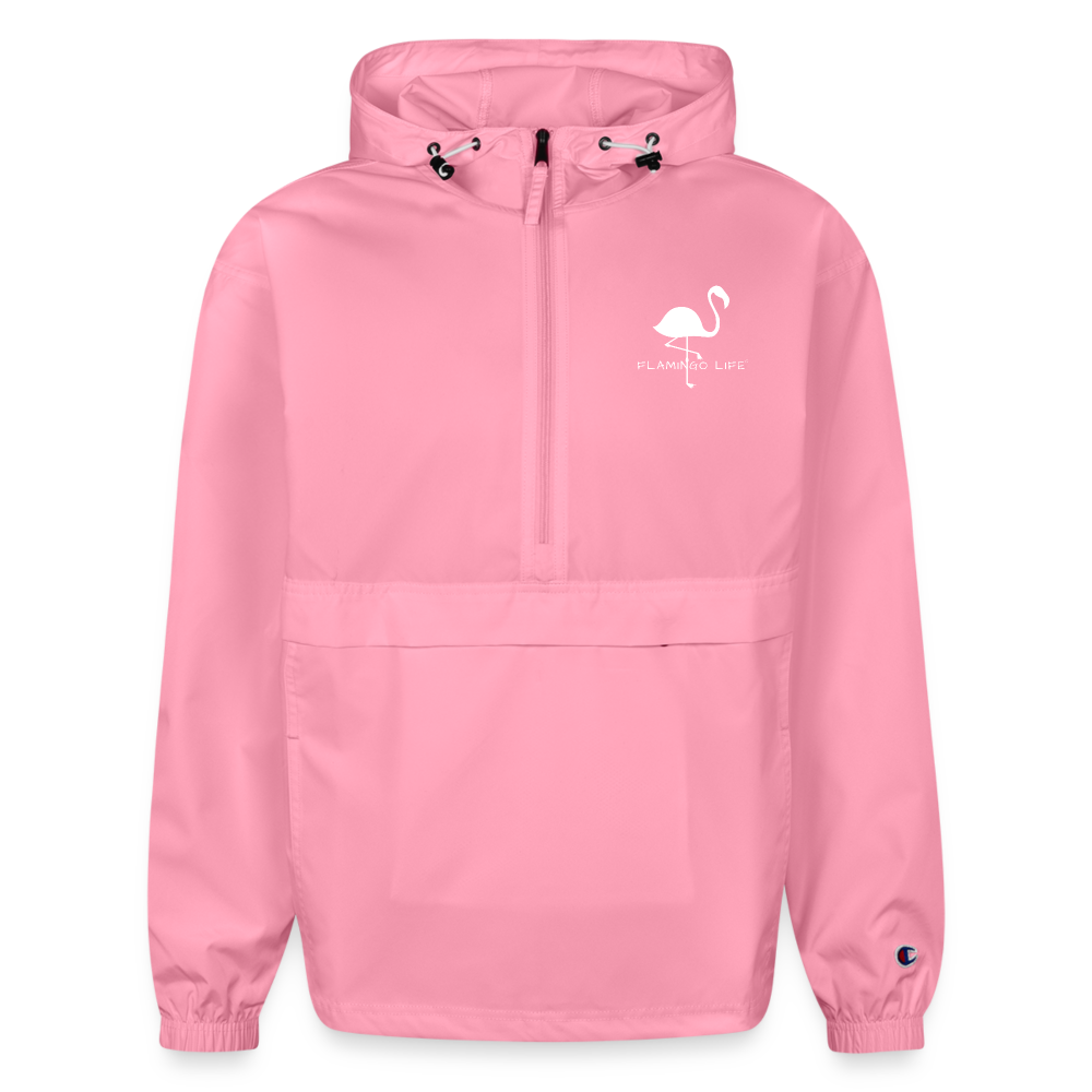 Flamingo Life Womens Packable Jacket - candy pink