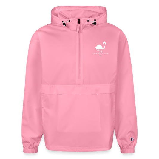 Flamingo Life Womens Packable Jacket - candy pink