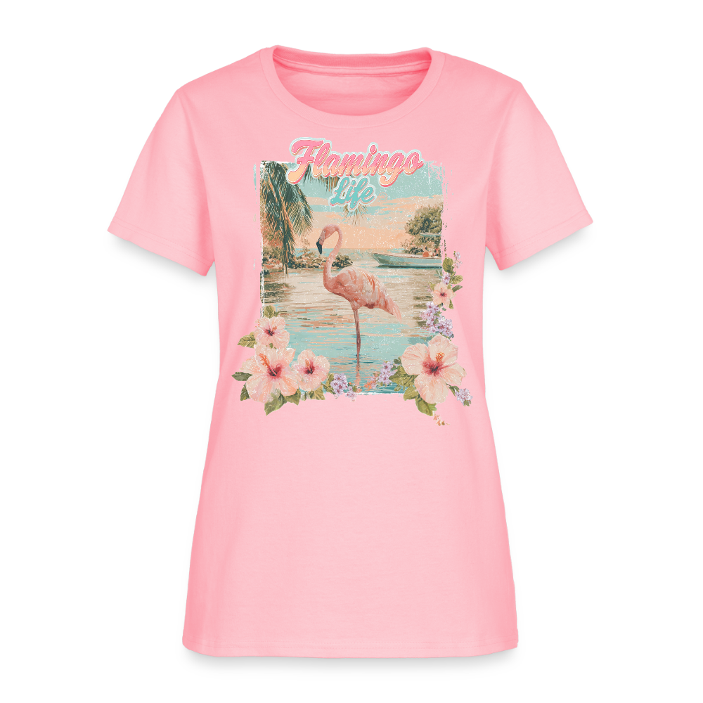 Flamingo Life FL Keys Women's T-Shirt - pink