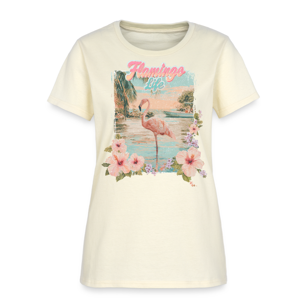 Flamingo Life FL Keys Women's T-Shirt - off white