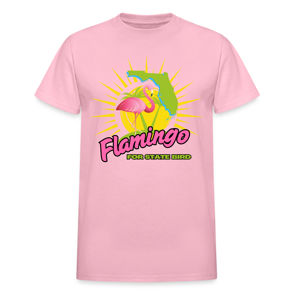 Flamingo for Florida State Bird Adult Unisex T-Shirt - light pink