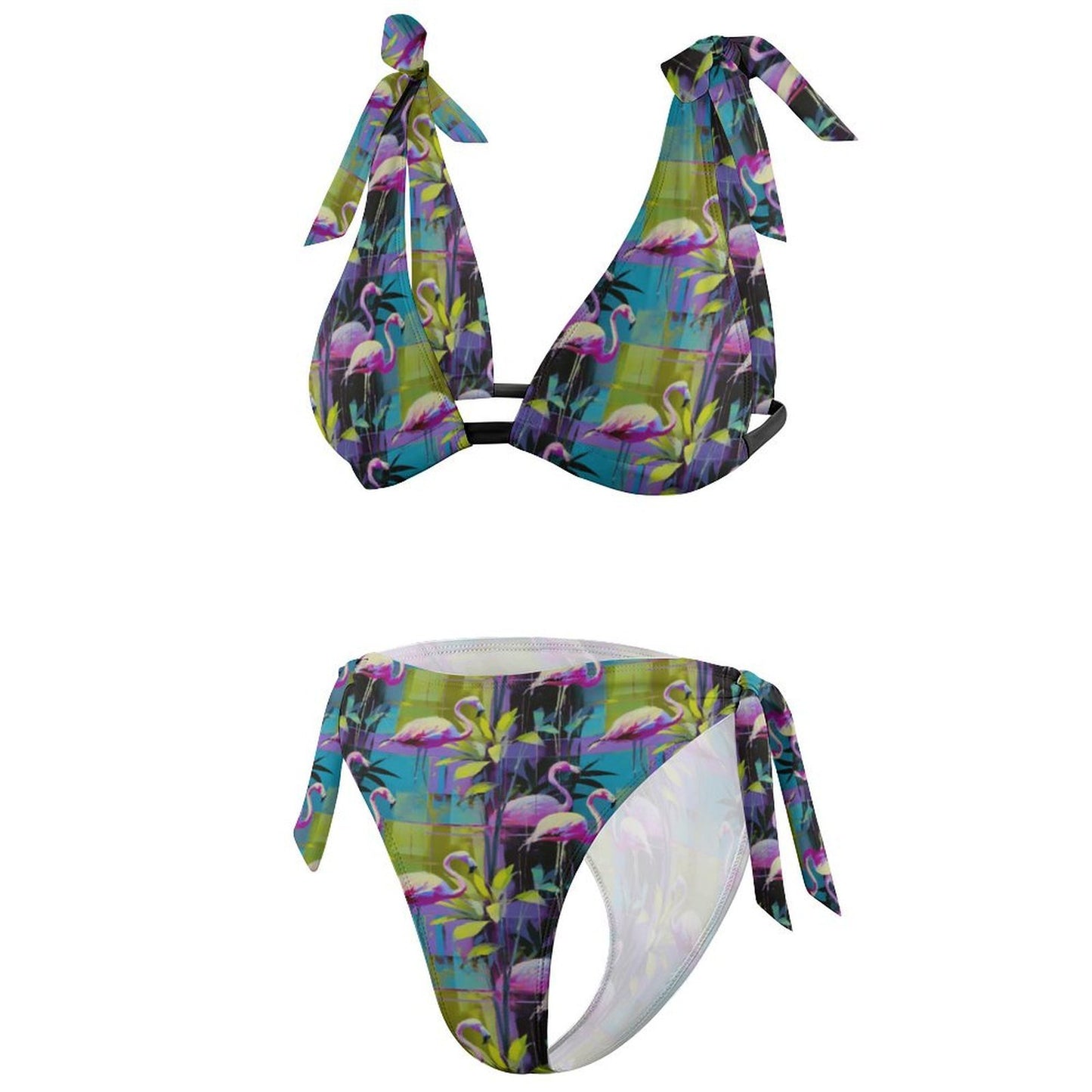 Electric Paradise Flamingo Life Bikini Set