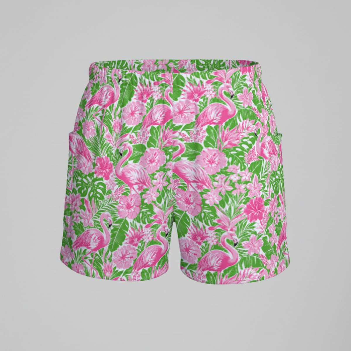 Flamingo Botanical Women’s Sports Dress Set with matching Shorts