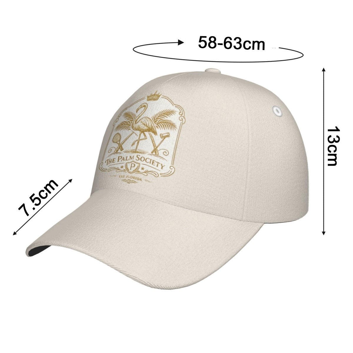 The Palm Society Peaked Cap