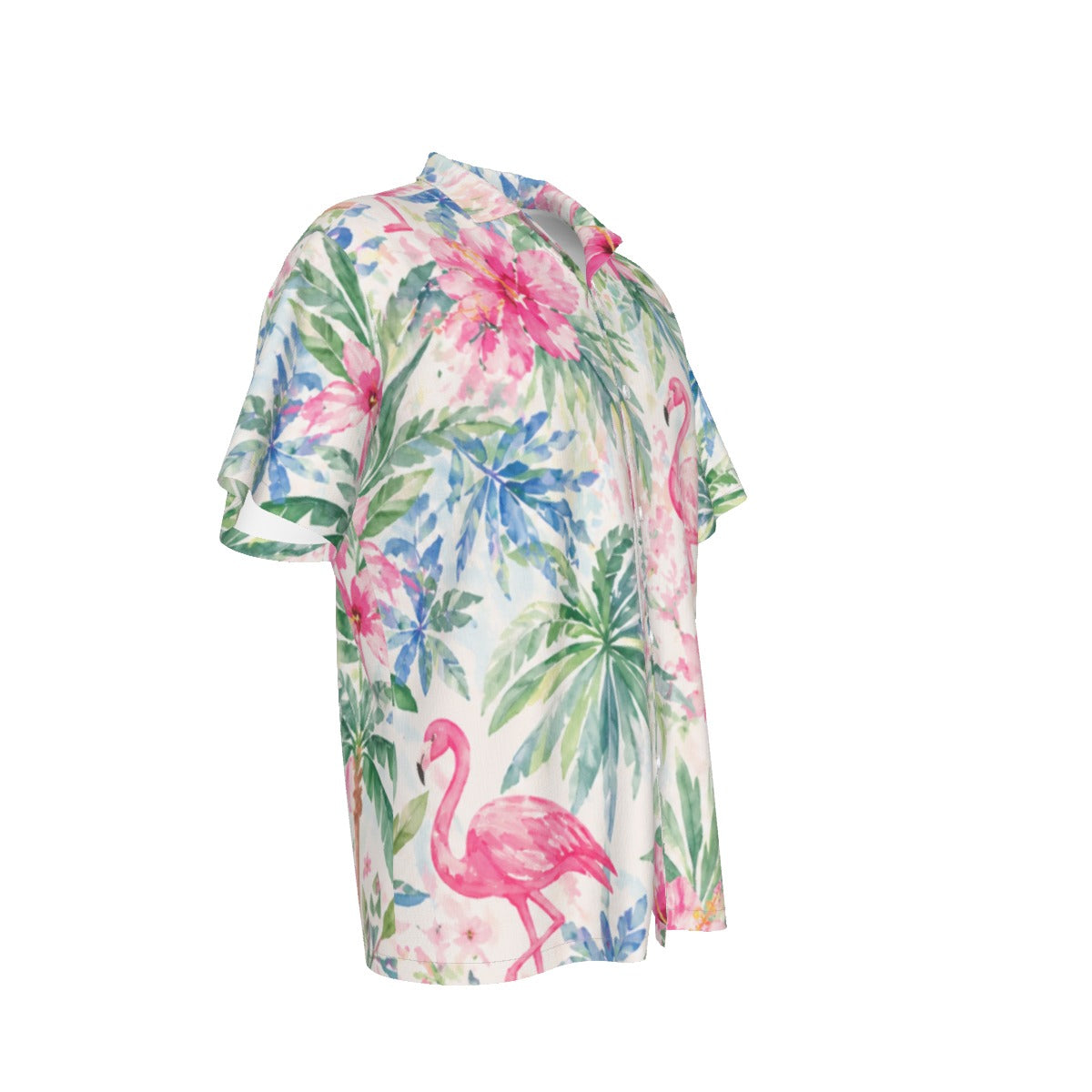 Palm Beach Collection Flamingo Life Men's Hawaiian Shirt