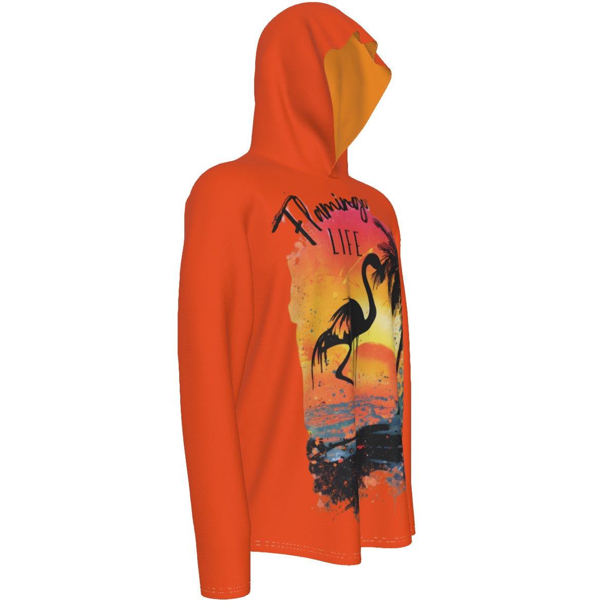 Flamingo Life® Men's Sunscreen  Sports Hoodie With Thumb Holes