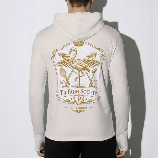 The Palm Society Men's Sunscreen Sports Hoodie With Thumb Holes