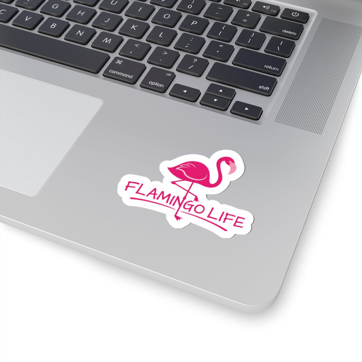 Flamingo Life Sticker — Kiss-Cut Decal