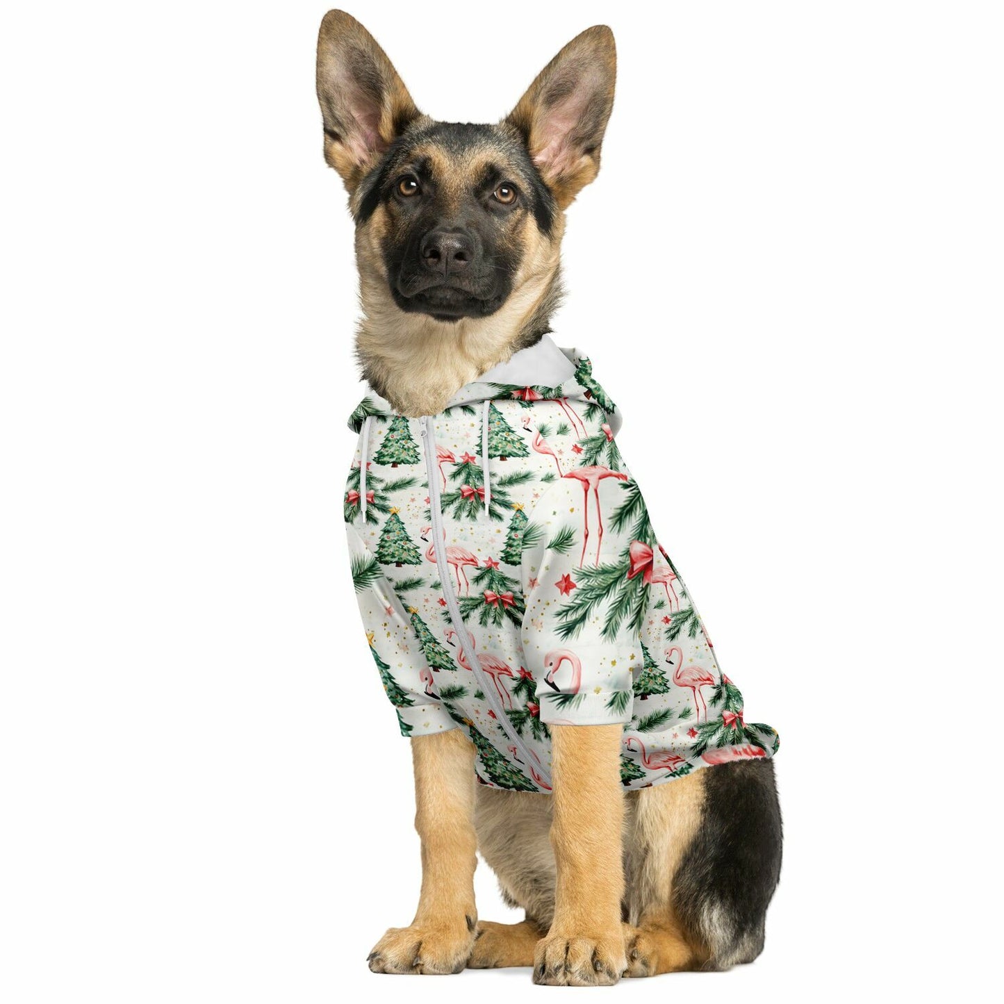 Fashion Dog Zip-Up Hoodie - AOP