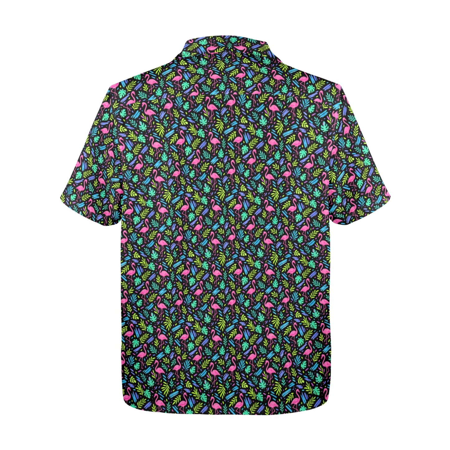 Neon Keys Flamingo Life Hawaiian Shirt