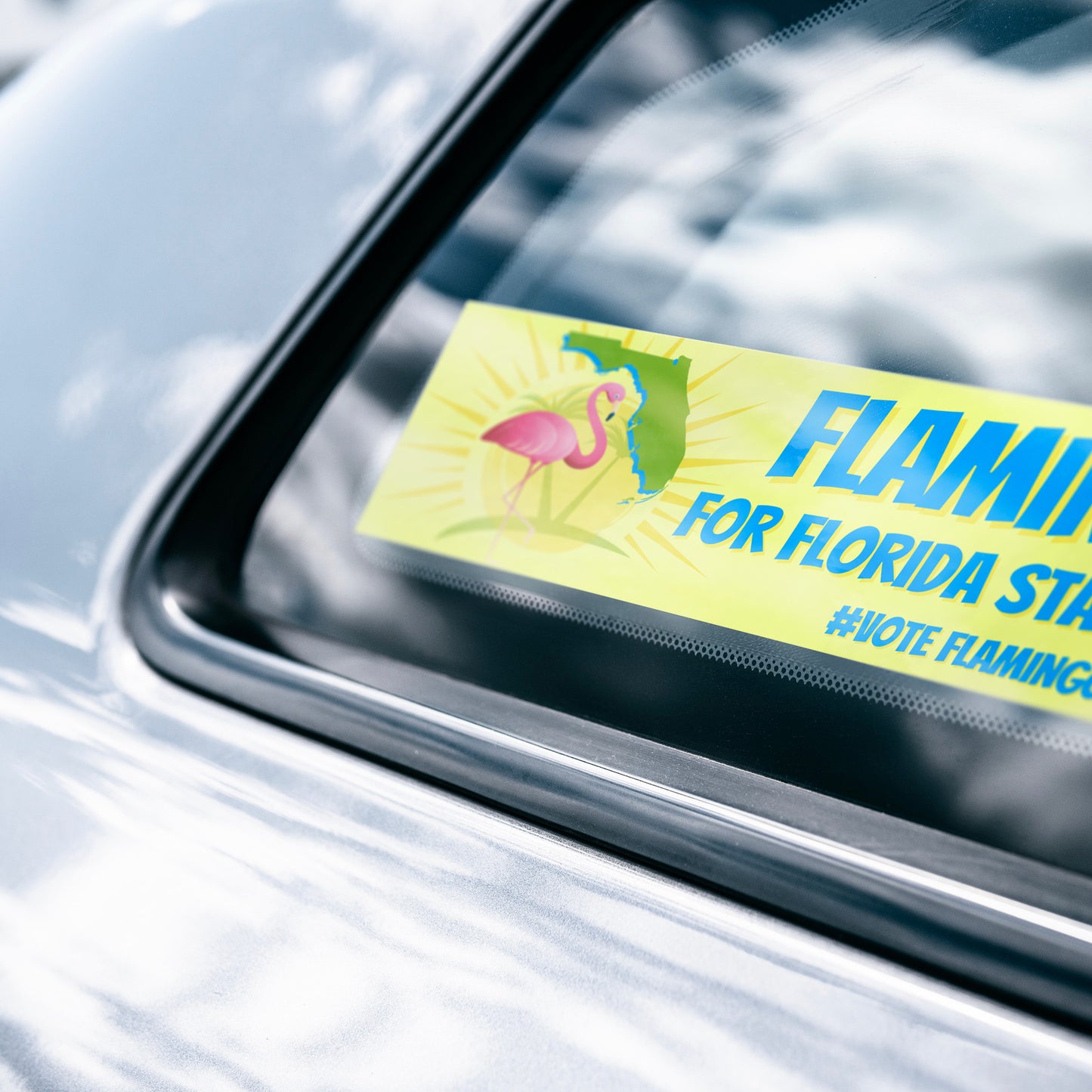 Flamingo For Florida State Bird Bumper Sticker(s)
