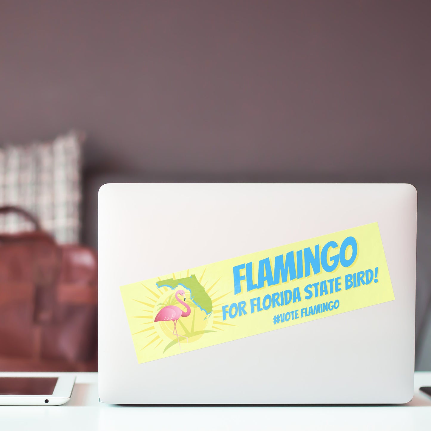 Flamingo For Florida State Bird Bumper Sticker(s)