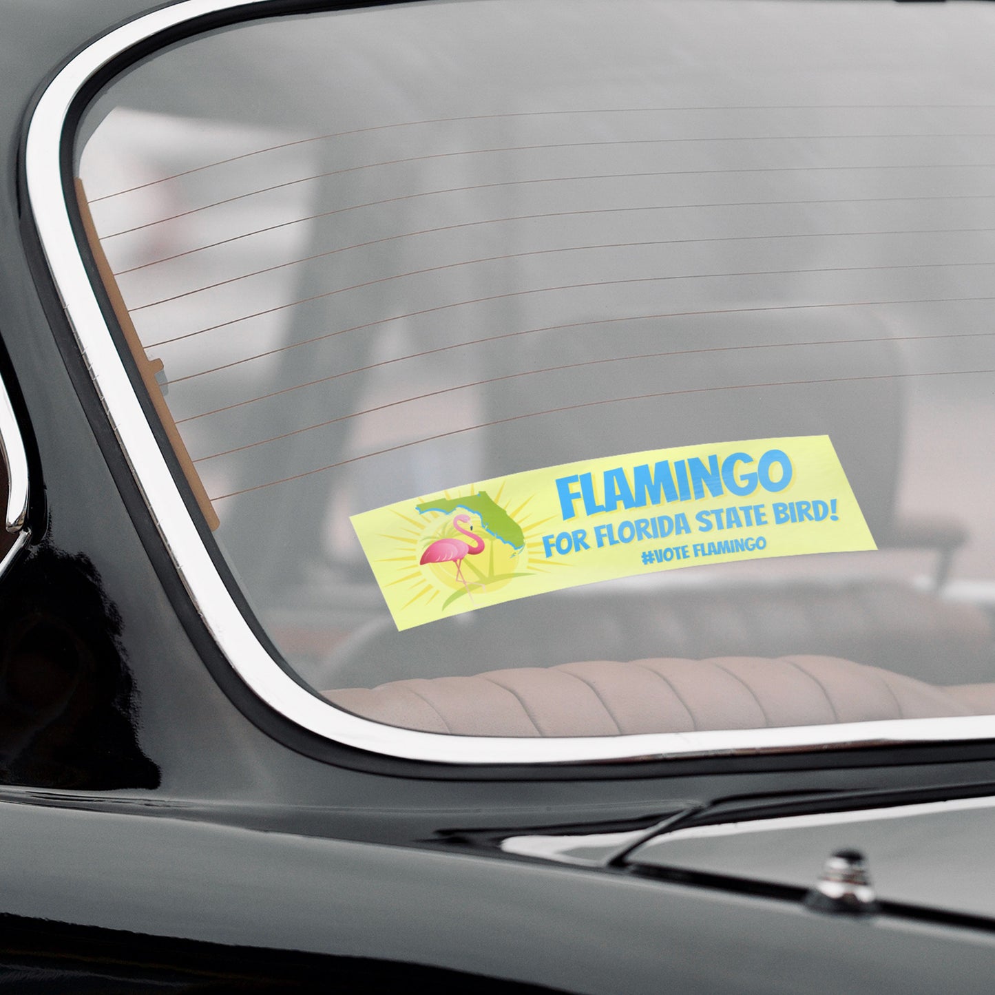 Flamingo For Florida State Bird Bumper Sticker(s)