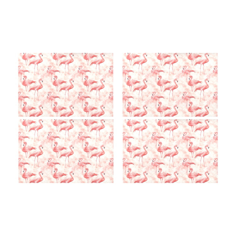 Pink Flamingos Placemats - Set of 4
