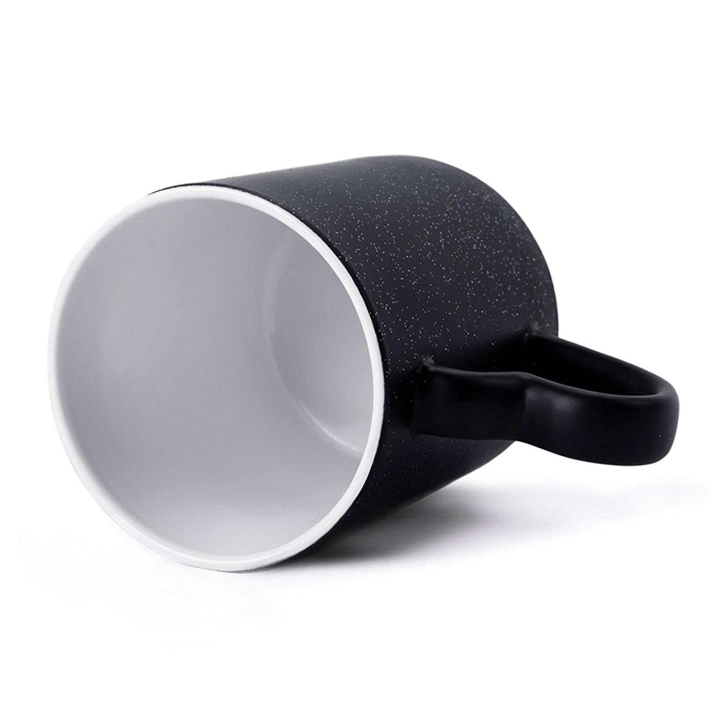 Flamingo Love Heart Handle Color Change Mug