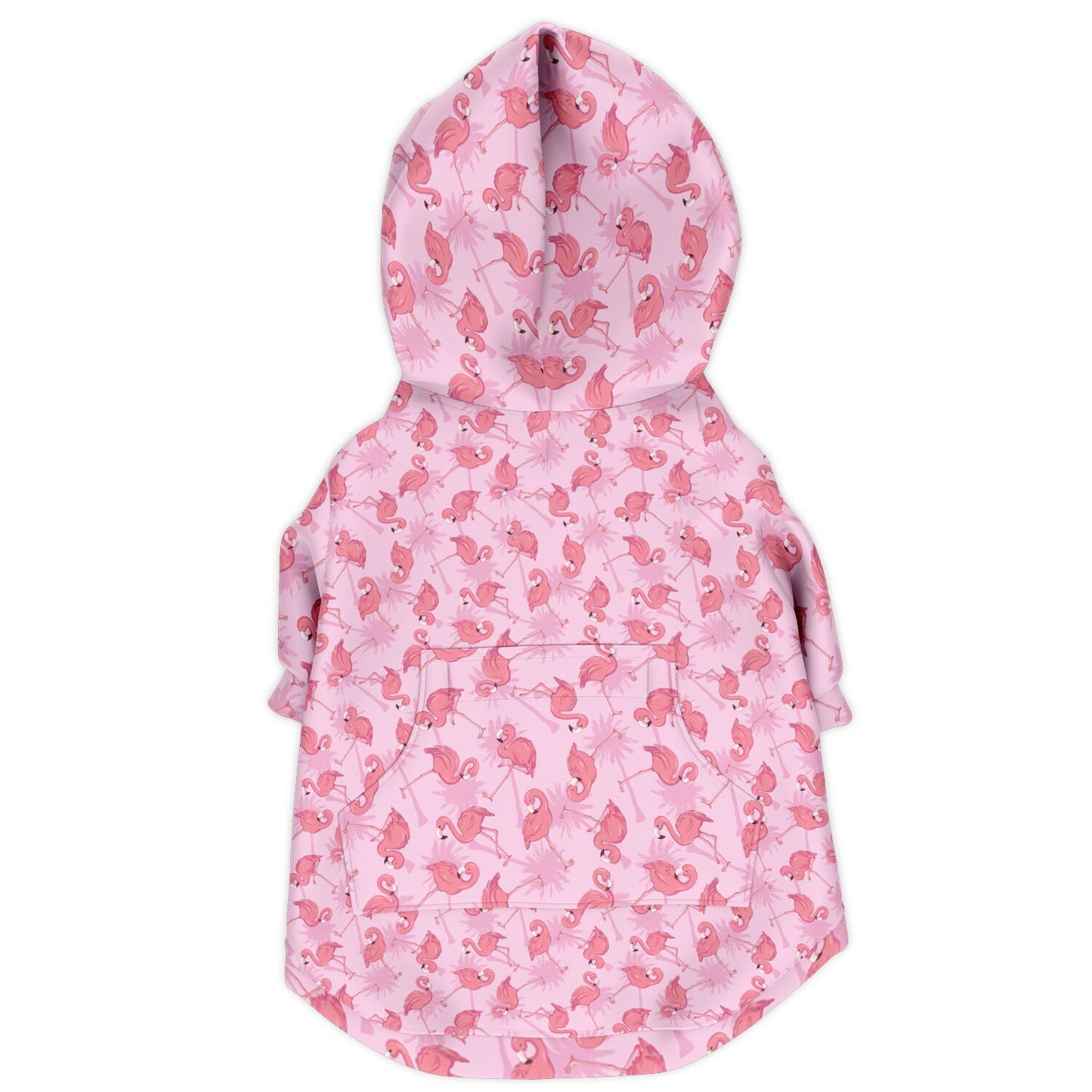 Flamingo Athletic Dog Zip-Up Hoodie