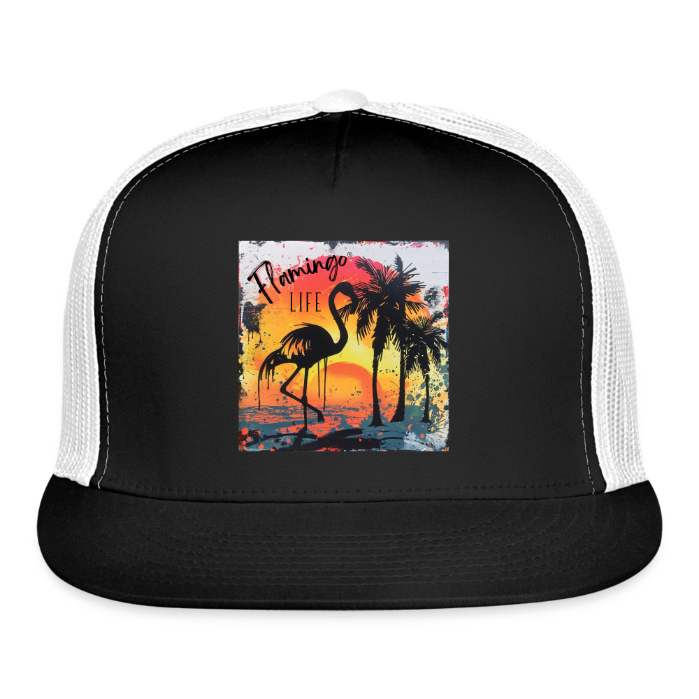 Trucker Cap - black/white