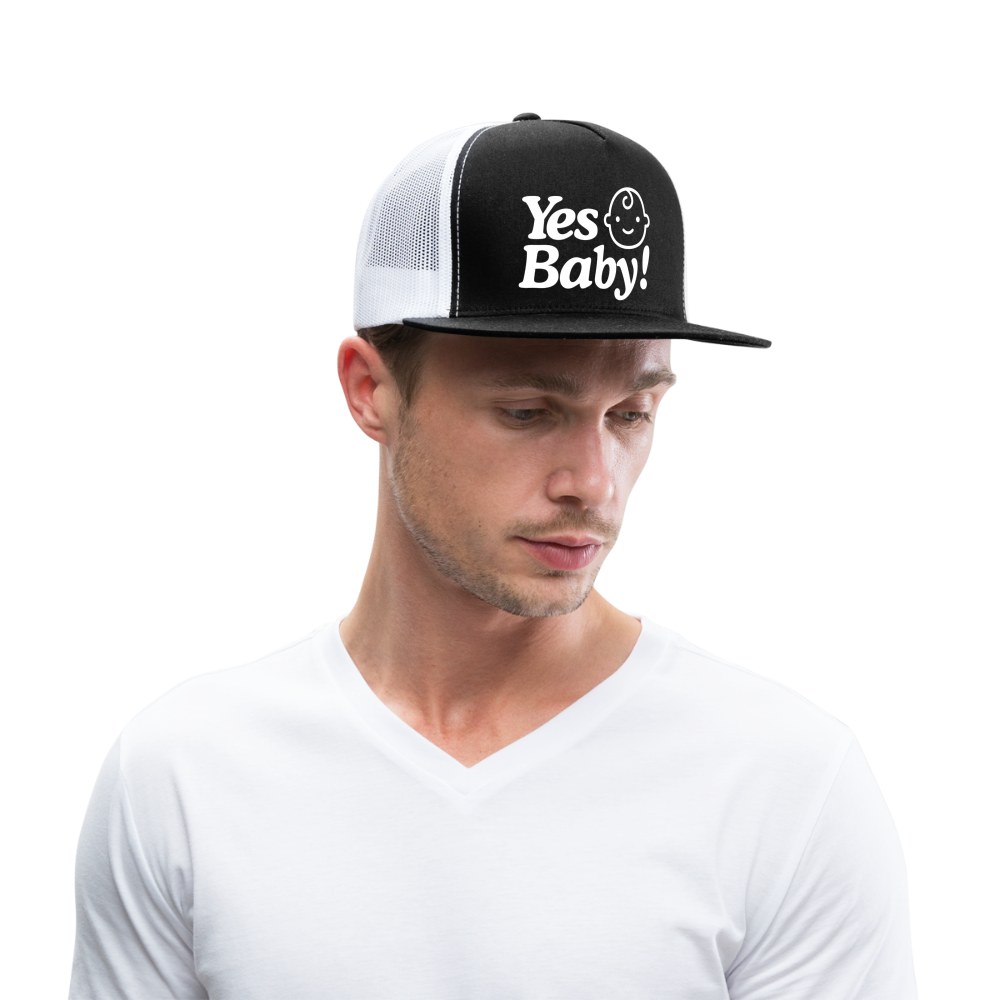 Yes Baby Trucker Cap - black/white